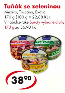 CBA Tuňák se zeleninou Mexico, Toscana, Exotic nabídka