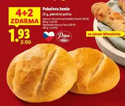 Lidl Pekarova žemle nabídka