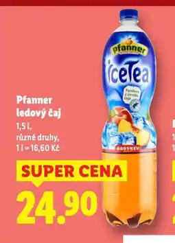 Lidl Pfanner ledový čaj nabídka