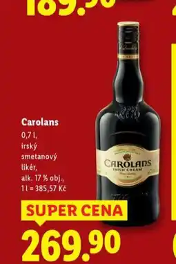 Lidl Carolans nabídka