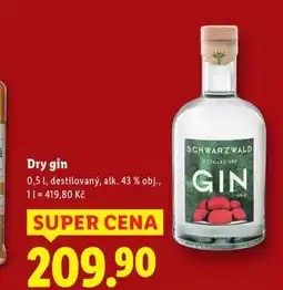 Lidl Dry gin nabídka