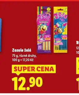 Lidl Zozole želé nabídka