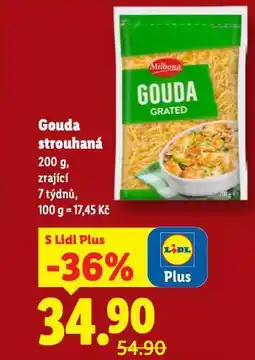 Lidl Gouda strouhaná nabídka