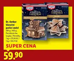 Lidl Dr. oetker vánoční pečicí směsi nabídka
