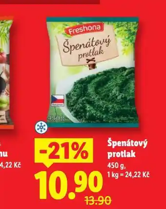 Lidl Špenátový protlak nabídka