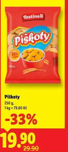 Lidl Piškoty nabídka