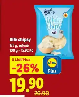 Lidl Bílé chipsy nabídka