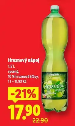 Lidl Hroznový nápoj nabídka