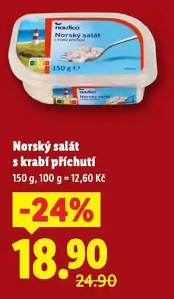 Lidl Norský salát s krabí příchutí nabídka