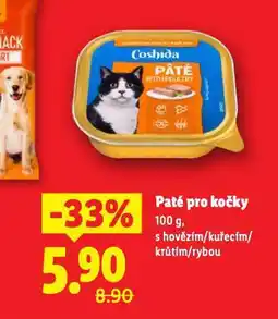 Lidl Paté pro kočky nabídka