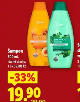Lidl Šampon nabídka