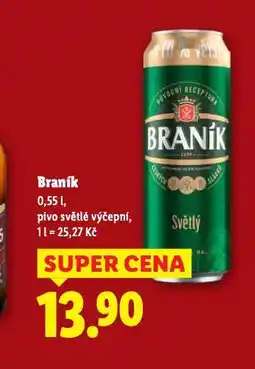 Lidl Pivo braník nabídka