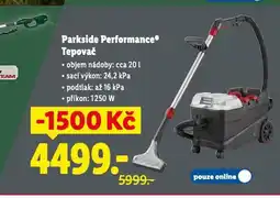 Lidl Parkside tepovač nabídka