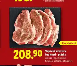 Lidl Vepřová krkovice bez kosti nabídka
