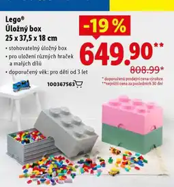 Lidl Lego úžložný box nabídka