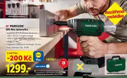 Lidl Parkside aku nýtovačka nabídka