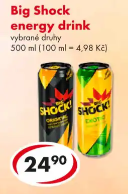 CBA Big Shock energy drink nabídka