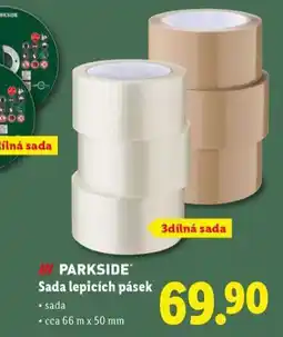 Lidl Parkside sada lepicích pásek nabídka
