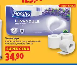Lidl Floralys toaletní papír nabídka