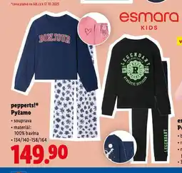Lidl Pepperts! pyžamo nabídka
