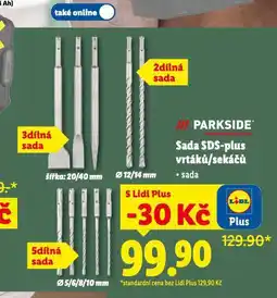 Lidl Parkside sada vrtáků nabídka