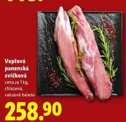 Lidl Vepřová panenská svíčková nabídka