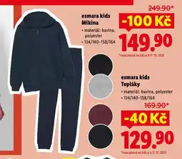 Lidl Esmara kids mikina nabídka