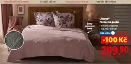 Lidl Livarno přehoz na postel nabídka