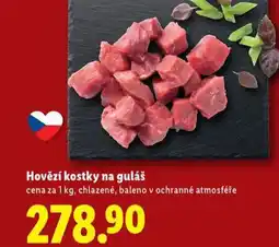 Lidl Hovězí kostky na guláš nabídka