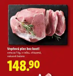 Lidl Vepřová plec bez kosti nabídka