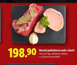 Lidl Hovězí polévková směs s kostí nabídka