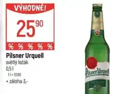 Globus Pilsner Urquell světlý ležák nabídka