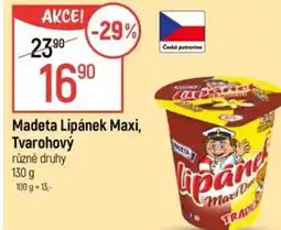 Globus Madeta Lipánek Maxi, Tvarohový nabídka