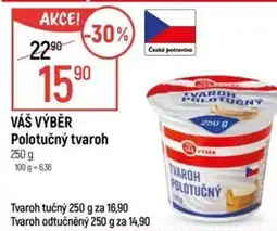 Globus VÁŠ VÝBĚR Polotučný tvaroh nabídka