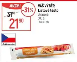 Globus VÁŠ VÝBĚR Listové těsto nabídka
