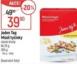 Globus Jeden Tag Müsli tyčinky nabídka