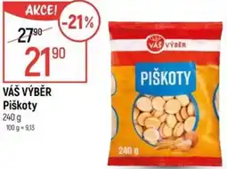 Globus VÁŠ VÝBĚR Piškoty nabídka