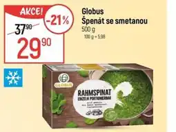 Globus Globus Špenát se smetanou nabídka