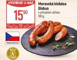Globus Moravská klobása Globus nabídka