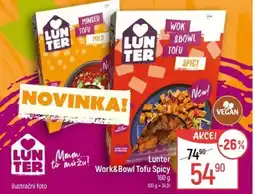 Globus Lunter Work&Bowl Tofu Spicy nabídka