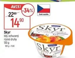 Globus Skyr bílý, ochucený nabídka