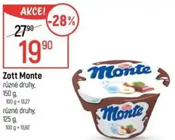 Globus Zott Monte nabídka