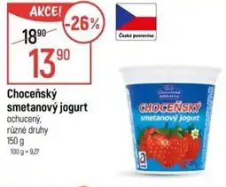 Globus Choceňský smetanový jogurt ochucený nabídka