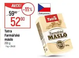 Globus Tatra Farmářské máslo nabídka