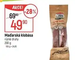 Globus Maďarská klobása nabídka
