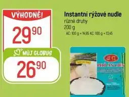 Globus Instantní rýžové nudle nabídka