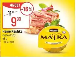 Globus Hamé Paštika nabídka
