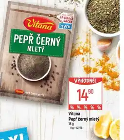 Globus Vitana Pepř černý mletý nabídka