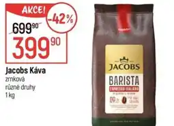 Globus Jacobs Káva zrnková nabídka