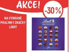 Globus Na vybrané pralinky značky lindt nabídka